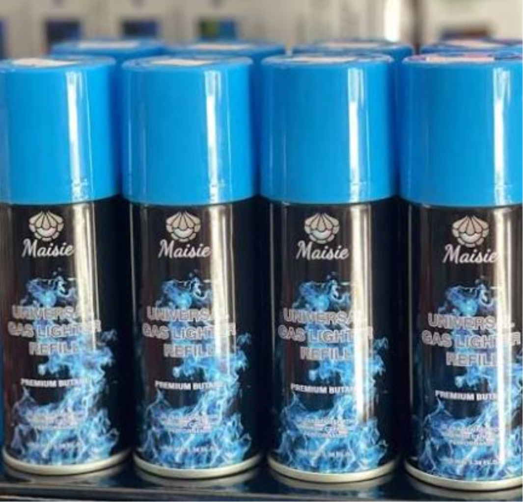 LATA AZUL GAS FLAMEADOR