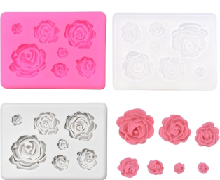MOLDE SILICON ROSAS C.