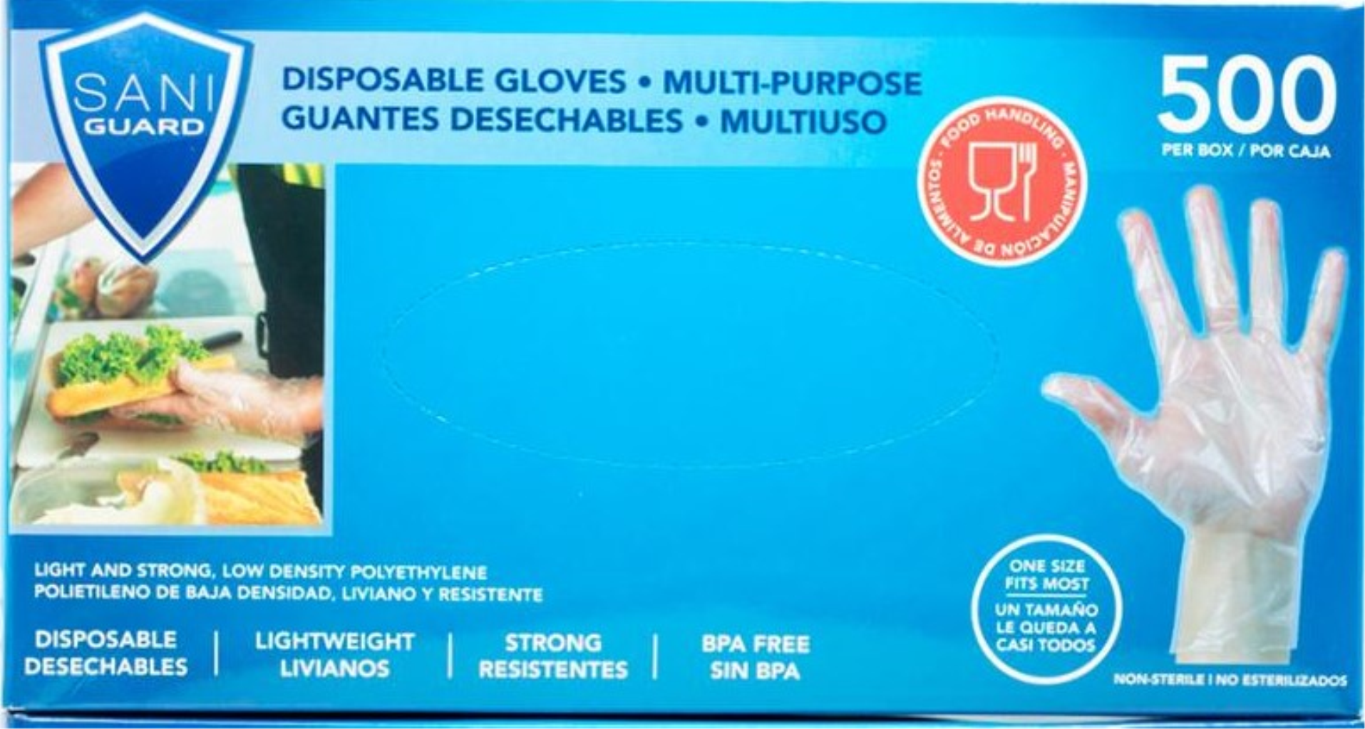 GUANTES DESECHABLES 500/1