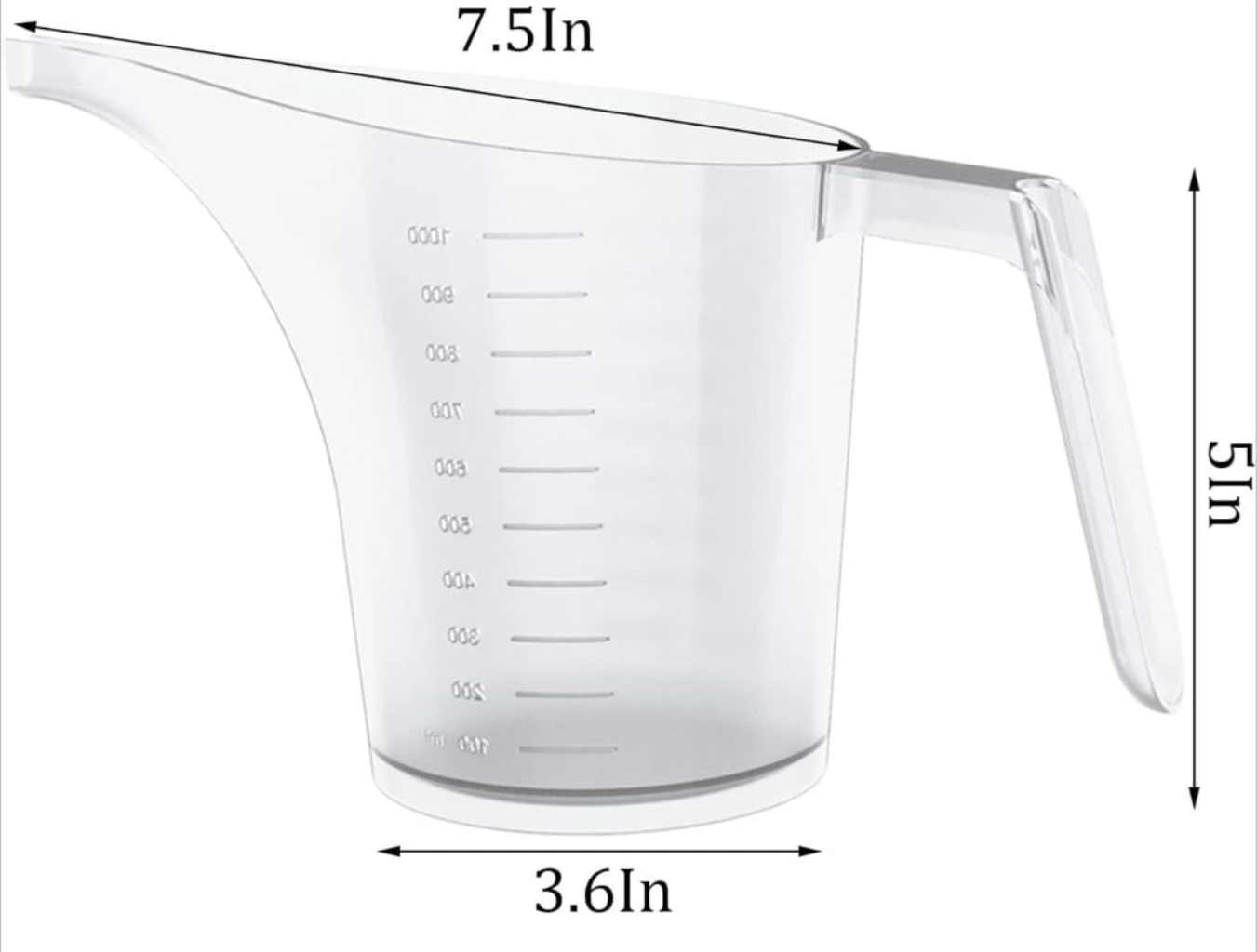 TAZA MEDIDORA 7.5X5X3.6